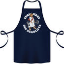 Jesus Deadlift Funny Gym Bodybuilding Training Cotton Apron 100% Organic Navy Blue