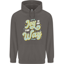 Joy On the Way New Baby Pregnancy Pregnant Mens 80% Cotton Hoodie Charcoal