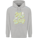 Joy On the Way New Baby Pregnancy Pregnant Mens 80% Cotton Hoodie Sports Grey