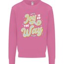 Joy On the Way New Baby Pregnancy Pregnant Mens Sweatshirt Jumper Azalea