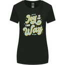 Joy On the Way New Baby Pregnancy Pregnant Womens Wider Cut T-Shirt Black