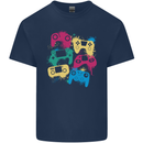 Joystick Art Gaming Gamer Controller Video Game Mens Cotton T-Shirt Tee Top Navy Blue