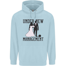 Just Married Under New Management Childrens Kids Hoodie Light Blue