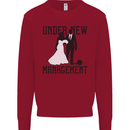 Just Married Under New Management Kids Sweatshirt Jumper Red