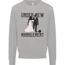Just Married Under New Management Kids Sweatshirt Jumper Sports Grey