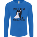Just Married Under New Management Mens Long Sleeve T-Shirt Royal Blue