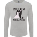 Just Married Under New Management Mens Long Sleeve T-Shirt Sports Grey