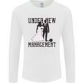 Just Married Under New Management Mens Long Sleeve T-Shirt White
