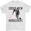 Just Married Under New Management Mens T-Shirt 100% Cotton White