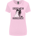 Just Married Under New Management Womens Wider Cut T-Shirt Light Pink