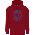 Just a Mom Who Loves Baseball Childrens Kids Hoodie Red