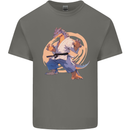 Karate Dragon Martial Arts MMA Mens Cotton T-Shirt Tee Top Charcoal