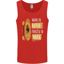 Kayak Funny Kayaking Mens Vest Tank Top Red