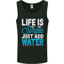 Kayak Sailing Skiing Fishing Surfing Scuba Diving Mens Vest Tank Top Black