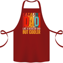 Kayaking Dad But Cooler Funny Kayak Cotton Apron 100% Organic Maroon