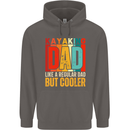 Kayaking Dad But Cooler Funny Kayak Mens 80% Cotton Hoodie Charcoal