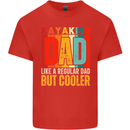Kayaking Dad But Cooler Funny Kayak Mens Cotton T-Shirt Tee Top Red