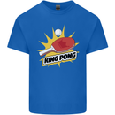 King Ping Pong Table Tennis Funny Kids T-Shirt Childrens Royal Blue