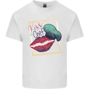 Kiss the Chef Funny Cooking Food Cook BBQ Mens Cotton T-Shirt Tee Top White