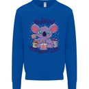 Koalified Birthday Girl 3rd 4th 5th 6th 7th 8th 9th Kids Sweatshirt Jumper Royal Blue