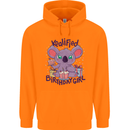 Koalified Birthday Girl 3rd 4th 5th 6th 7th 8th 9th Mens 80% Cotton Hoodie Orange