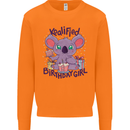 Koalified Birthday Girl 3rd 4th 5th 6th 7th 8th 9th Mens Sweatshirt Jumper Orange
