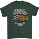 Krugers Barber Shop Funny Halloween Mens T-Shirt 100% Cotton Forest Green