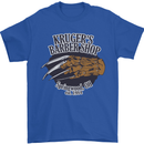 Krugers Barber Shop Funny Halloween Mens T-Shirt 100% Cotton Royal Blue