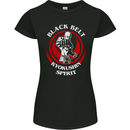Kyokushin Spirit Karate Martial Arts MMA Womens Petite Cut T-Shirt Black