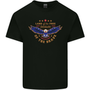 Land of the Free Because of the Brave July 4th Mens Cotton T-Shirt Tee Top Black
