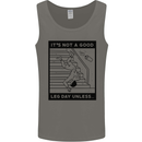 Leg Day Funny Gym Bodybuilding Training Top Mens Vest Tank Top Charcoal