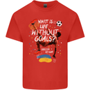Life Without Goal Football Quote Funny Kids T-Shirt Childrens Red