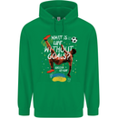 Life Without Goal Football Quote Funny Mens 80% Cotton Hoodie Irish Green