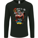 Life Without Goal Football Quote Funny Mens Long Sleeve T-Shirt Black