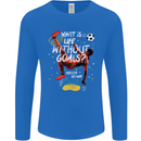 Life Without Goal Football Quote Funny Mens Long Sleeve T-Shirt Royal Blue