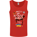 Life Without Goal Football Quote Funny Mens Vest Tank Top Red