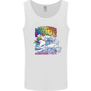 Live With Pride Unicorn Gay Pride Awareness LGBT Mens Vest Tank Top White
