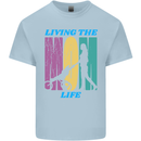 Living the Mom Life Mothers Day Mummy Kids T-Shirt Childrens Light Blue