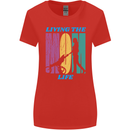 Living the Mum Life Mothers Day Mummy Womens Wider Cut T-Shirt Red