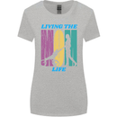 Living the Mum Life Mothers Day Mummy Womens Wider Cut T-Shirt Sports Grey