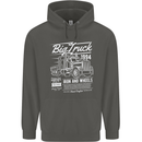 Lorry Driver HGV Big Truck Childrens Kids Hoodie Storm Grey