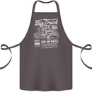 Lorry Driver HGV Big Truck Cotton Apron 100% Organic Dark Grey