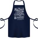 Lorry Driver HGV Big Truck Cotton Apron 100% Organic Navy Blue
