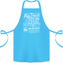 Lorry Driver HGV Big Truck Cotton Apron 100% Organic Turquoise