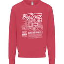 Lorry Driver HGV Big Truck Kids Sweatshirt Jumper Heliconia
