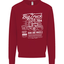 Lorry Driver HGV Big Truck Kids Sweatshirt Jumper Red