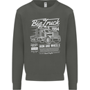 Lorry Driver HGV Big Truck Kids Sweatshirt Jumper Storm Grey