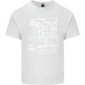 Lorry Driver HGV Big Truck Mens Cotton T-Shirt Tee Top White