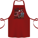 Lorry Driver I Like Big Trucks I Cannot Lie Trucker Cotton Apron 100% Organic Maroon