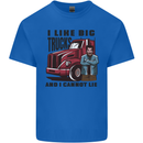 Lorry Driver I Like Big Trucks I Cannot Lie Trucker Kids T-Shirt Childrens Royal Blue